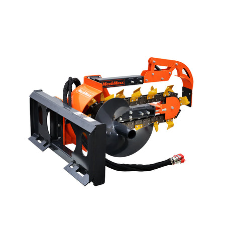 MechMaxx 28" Trencher Attachment for Skid Steer Loaders