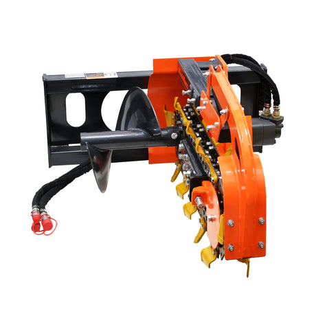MechMaxx 28" Trencher Attachment for Skid Steer Loaders