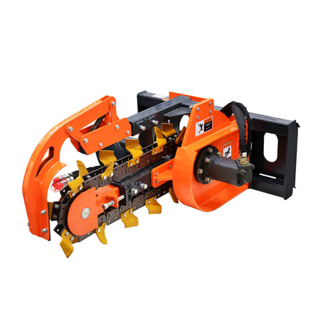 MechMaxx 28" Trencher Attachment for Skid Steer Loaders