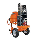 Brave Pro 9 Cu Ft Concrete Mixer Honda GX270 Gas Steel Drum