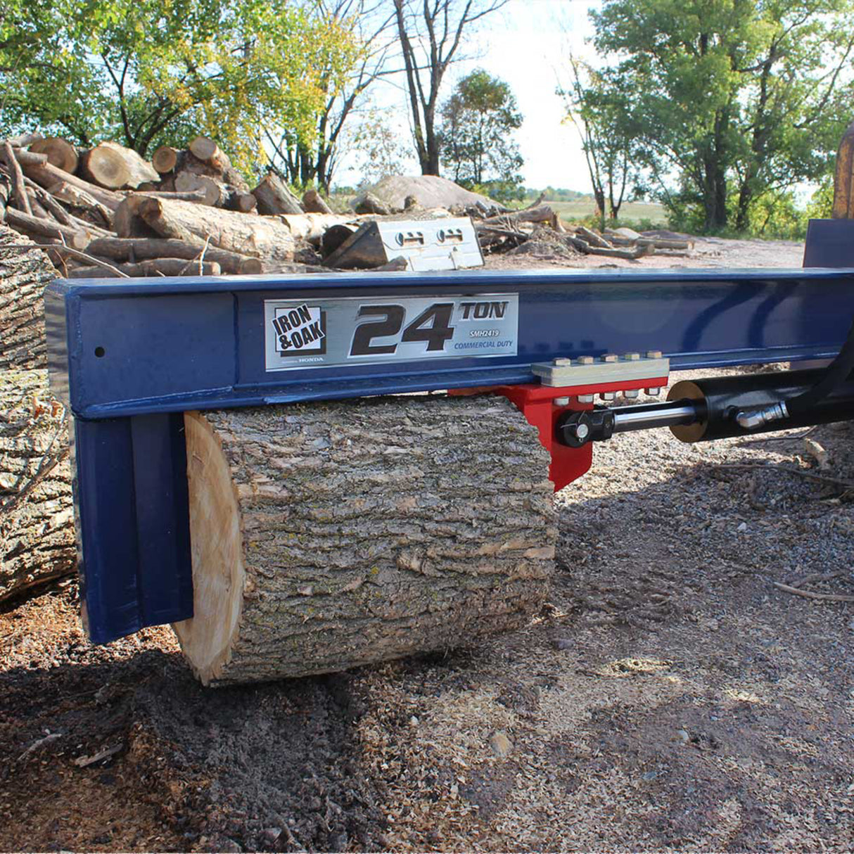 Iron & Oak SMH2419 24-Ton Log Splitter Skid Steer Attachment