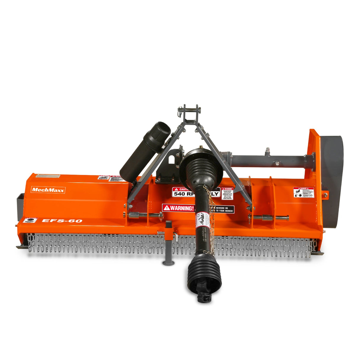 MechMaxx 60" Light-Duty PTO Flail Mower, 3-Point, 15-35HP, EFS60