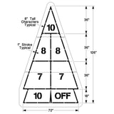 Newstripe Shuffleboard Stencil