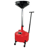 AFF 8-Gallon Waste Oil Drain with Metal Trolley & 16.5" Funnel