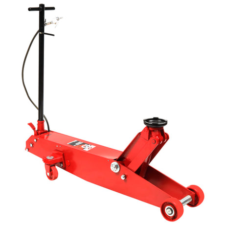 AFF 10-Ton Air/Hydraulic Long-Chassis Service Jack with Foot-Operated Pump