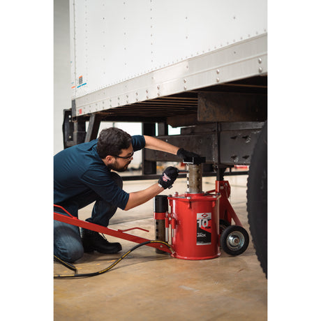 AFF 10-Ton Air Lift Jack, 200 PSI with Extension Tubes and Removable T-Handle