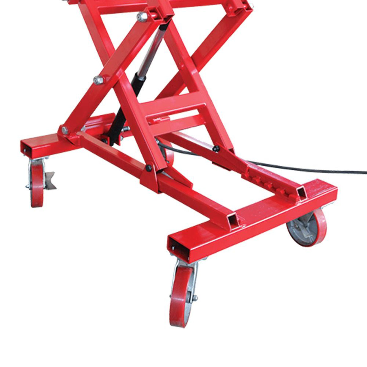AFF 2,500-lb Powertrain Lift Table with Air Assist Foot Pump