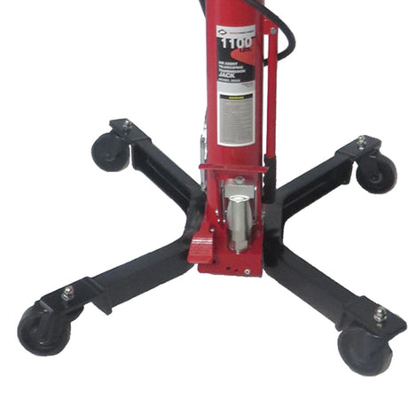 AFF 1,100-lb Air/Hydraulic Telescoping Transmission Jack with Double-Pump System