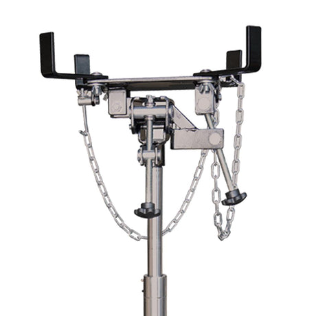 AFF 2,000-lb Manual Hydraulic Telescoping Transmission Jack with Adjustable Saddle