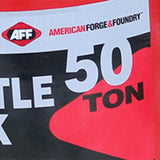 AFF 50-Ton Super-Duty Manual Bottle Jack with Forged Base & Oil Bypass