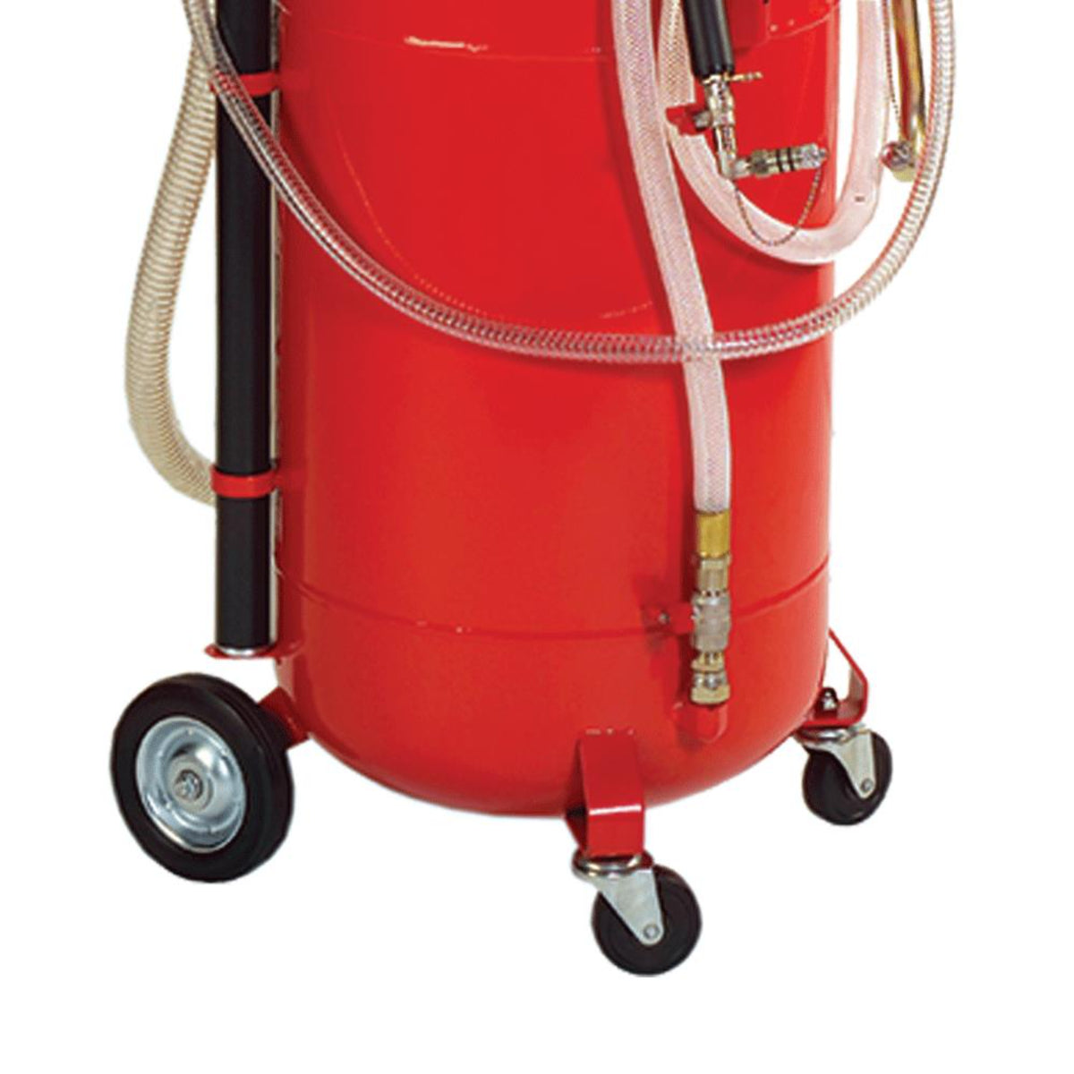 AFF 24-Gallon Waste Oil Drain & Evacuator with Probes and VW/Mercedes/BMW Adapters