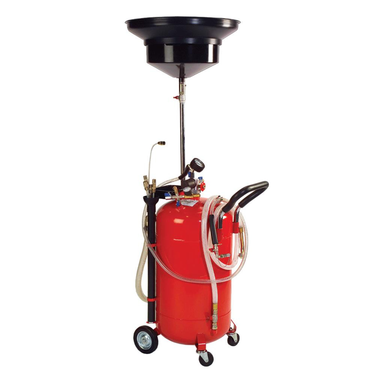 AFF 24-Gallon Waste Oil Drain & Evacuator with Probes and VW/Mercedes/BMW Adapters