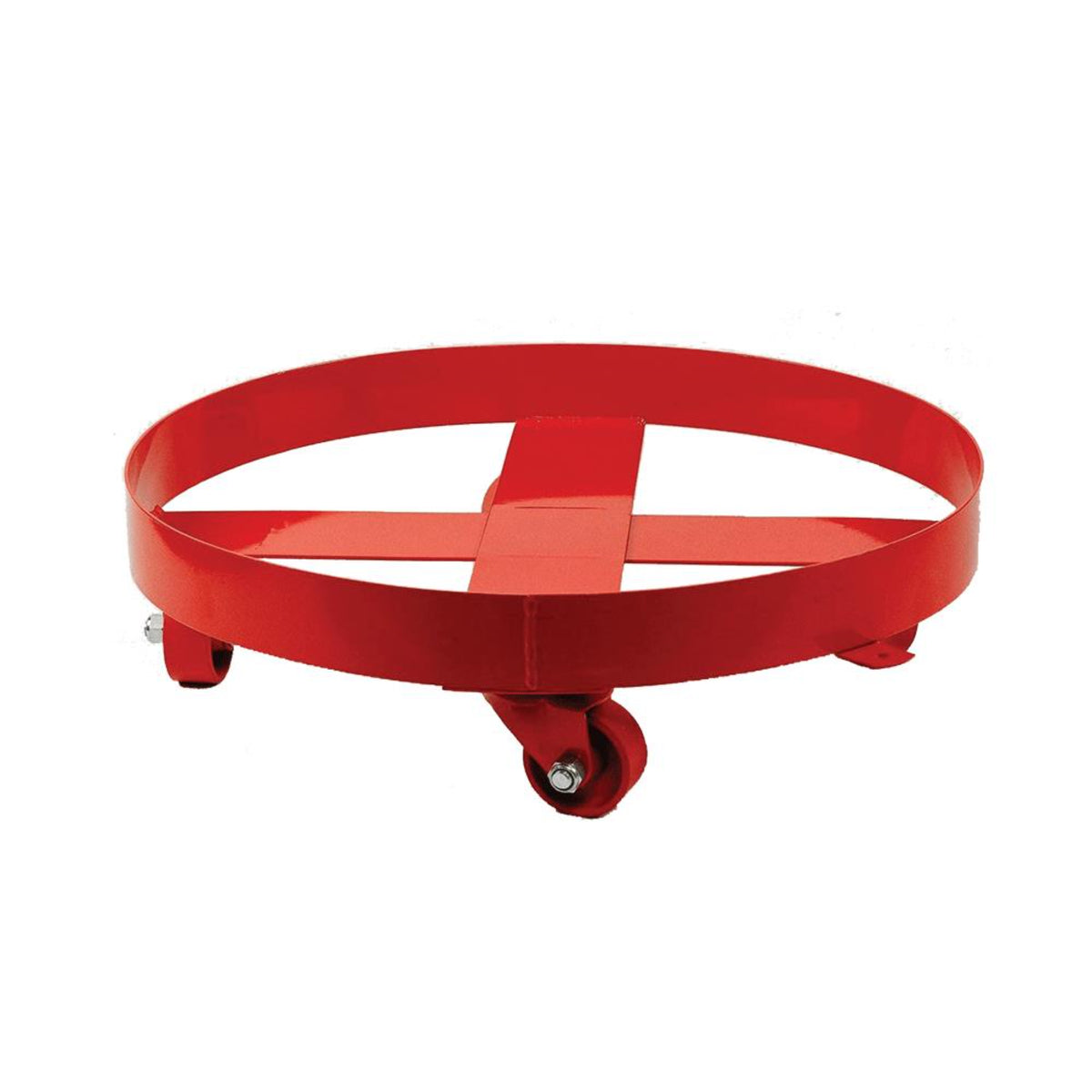 AFF Steel Drum Band Dolly with Adjustable Band Clamp & 4 Swivel Casters