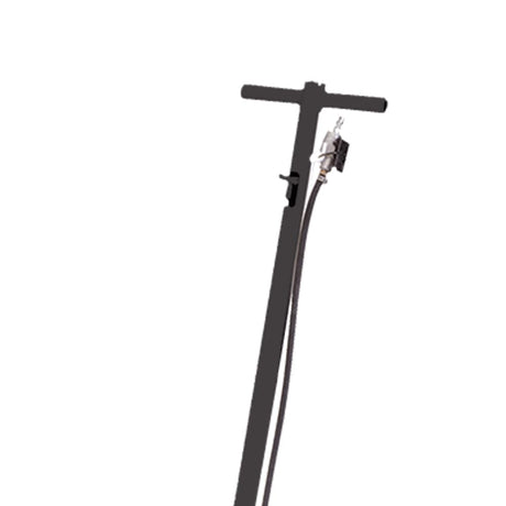 AFF 10-Ton Air/Hydraulic Long-Chassis Service Jack with Foot-Operated Pump