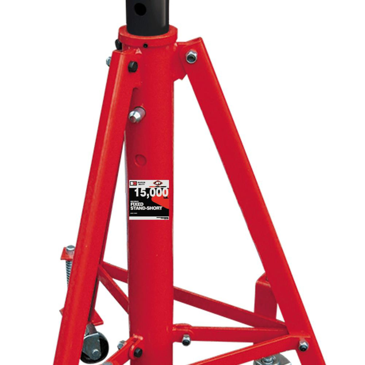 AFF 7.5-Ton Fixed High Truck Stand, 36"-54" with Spring-Loaded Tower