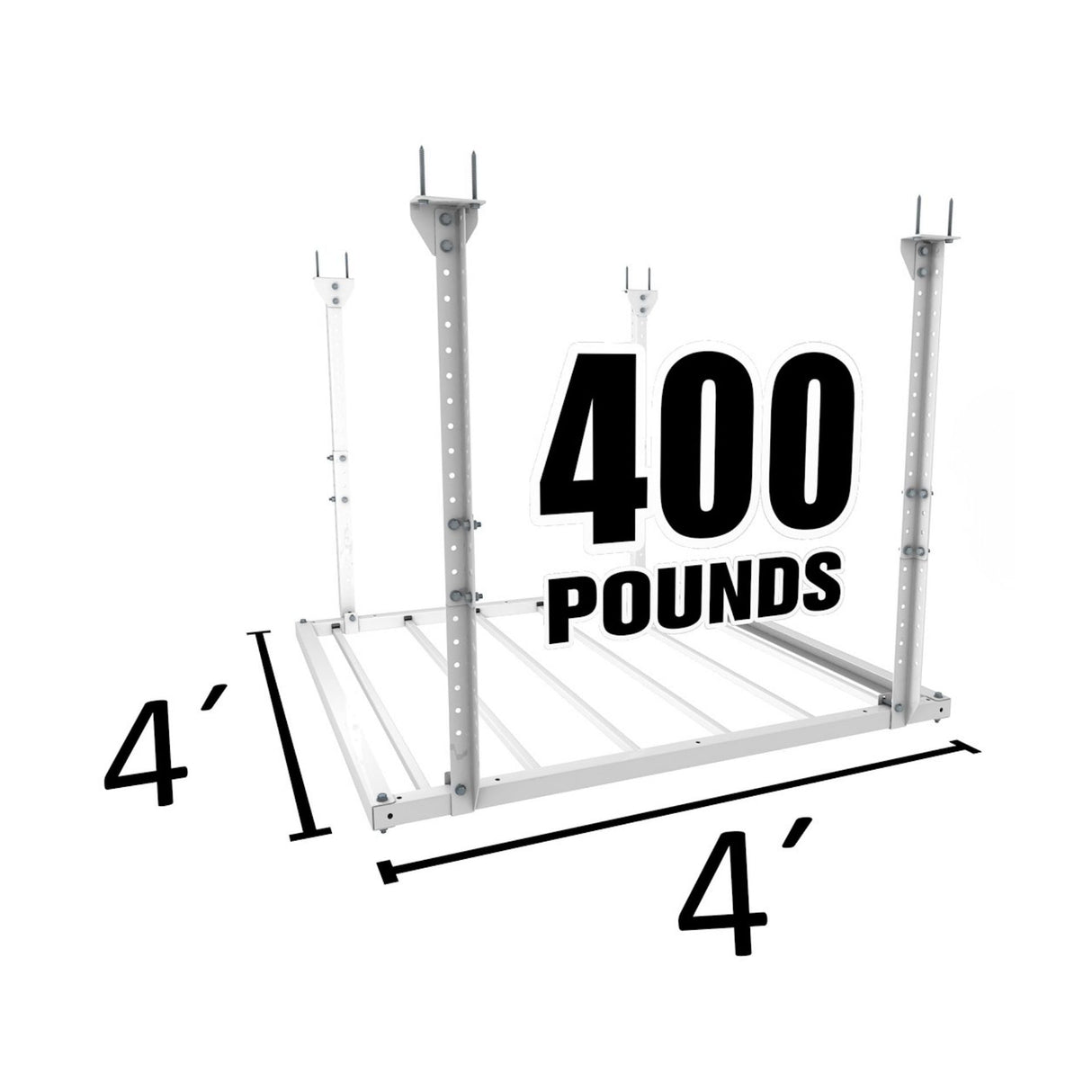 E-Z Garage Storage 4'X4' Heavy-Duty Pro