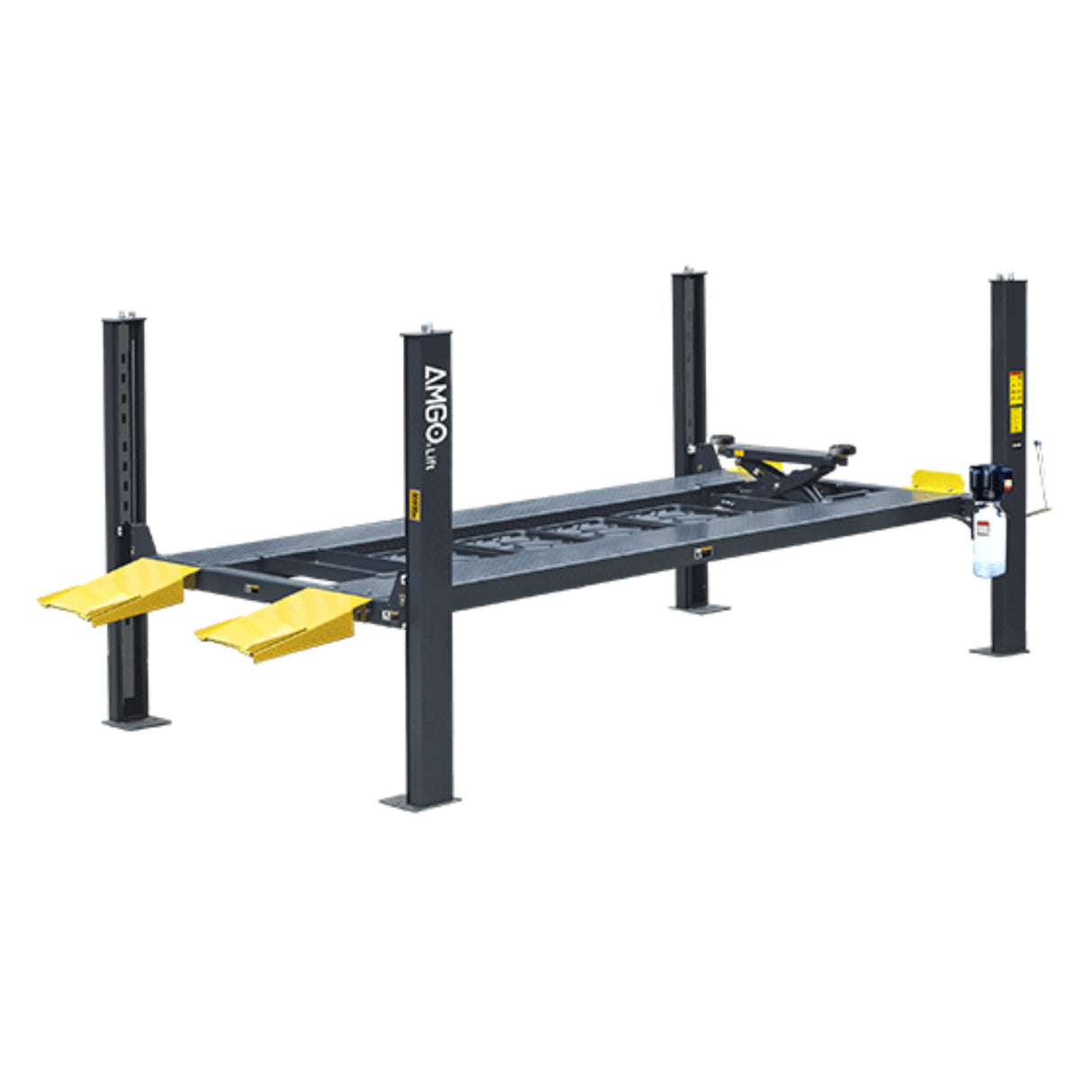 AMGO 408-P 8,000 lb 4-Post Parking Lift Deluxe Storage Model