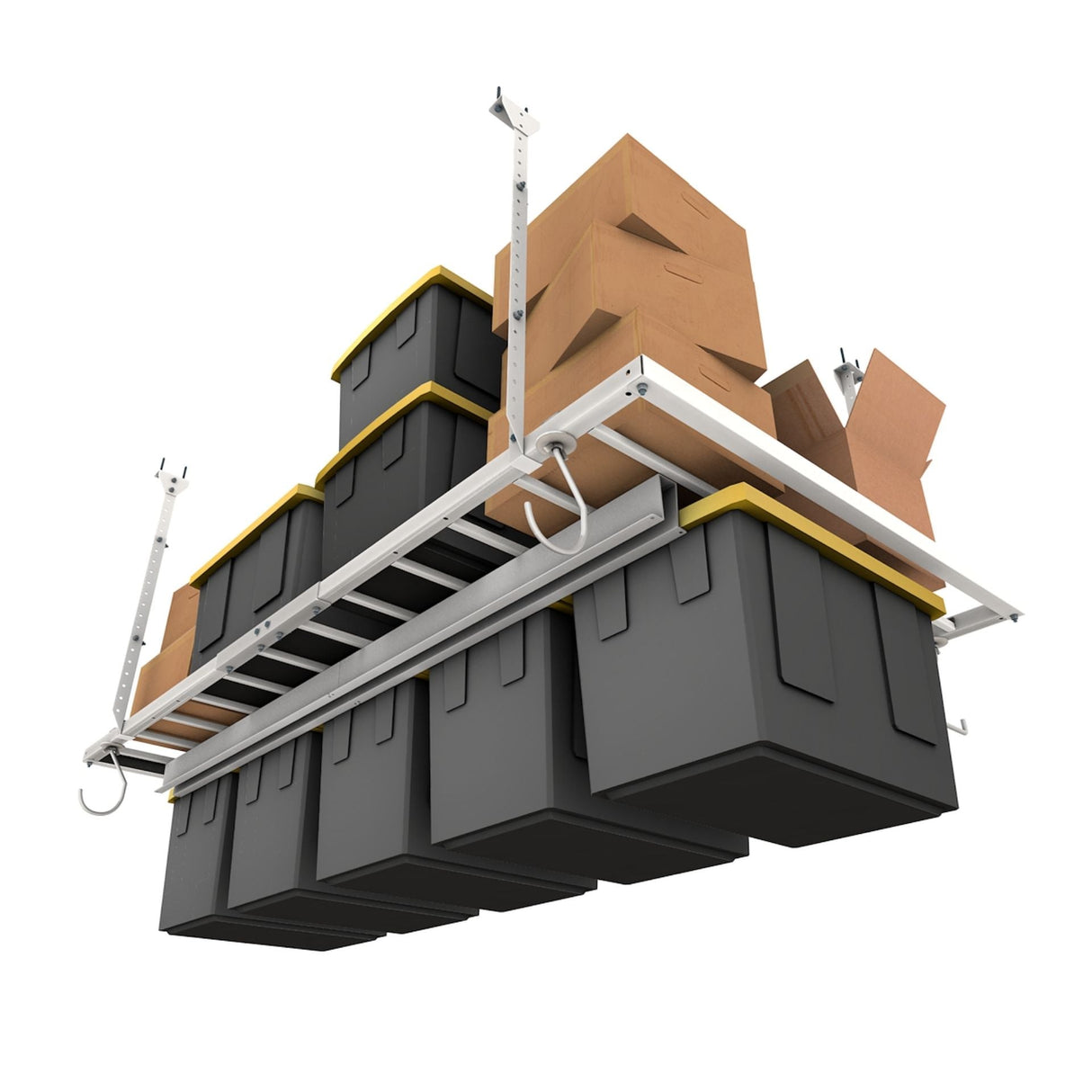 E-Z Garage Storage 4'X8' Heavy-Duty Pro Combo