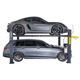 AMGO 408-HP 8,000 lb 4-Post Parking Lift Deluxe High-Rise Model