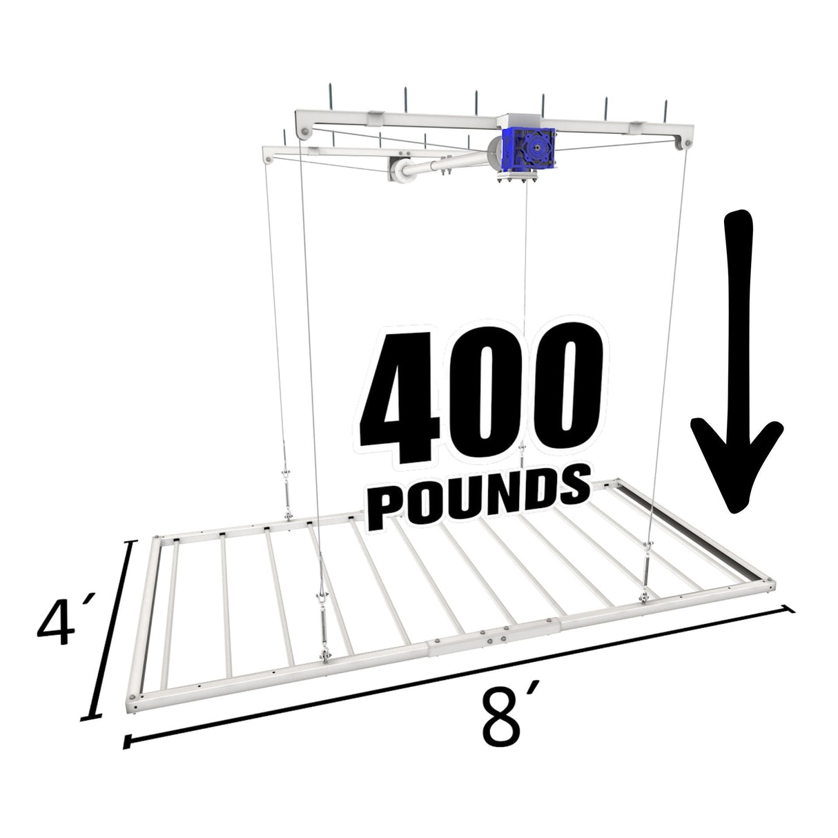 E-Z Garage Storage 4’X8′ E-Z Lift™