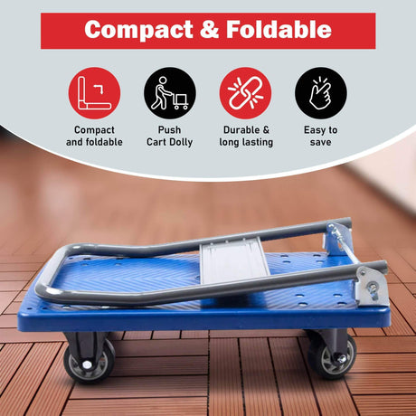 Sunmax PH150/PH300 Platform Hand Truck, 330-660 lbs Capacity