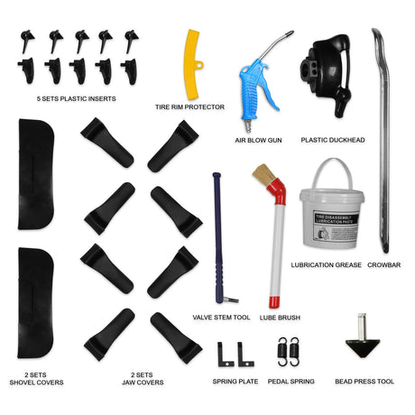 MechMaxx 24" Rim Swing Arm Tire Changer with Assist Arm & Bead Blaster