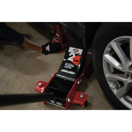 AFF 2-Ton Low-Profile Heavy-Duty Floor Jack with Twin Hydraulic System