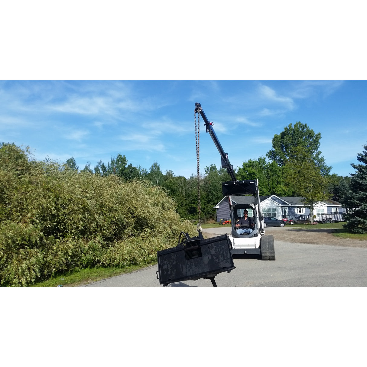 Glacier Attachments Extendable Truss Boom (20 ft) for Skid Steers Handle: glacier-truss-boom
