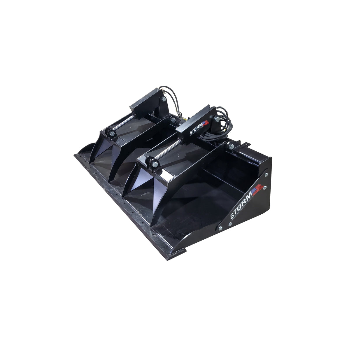 Glacier Attachments - Storm 72" HD Grapple Bucket