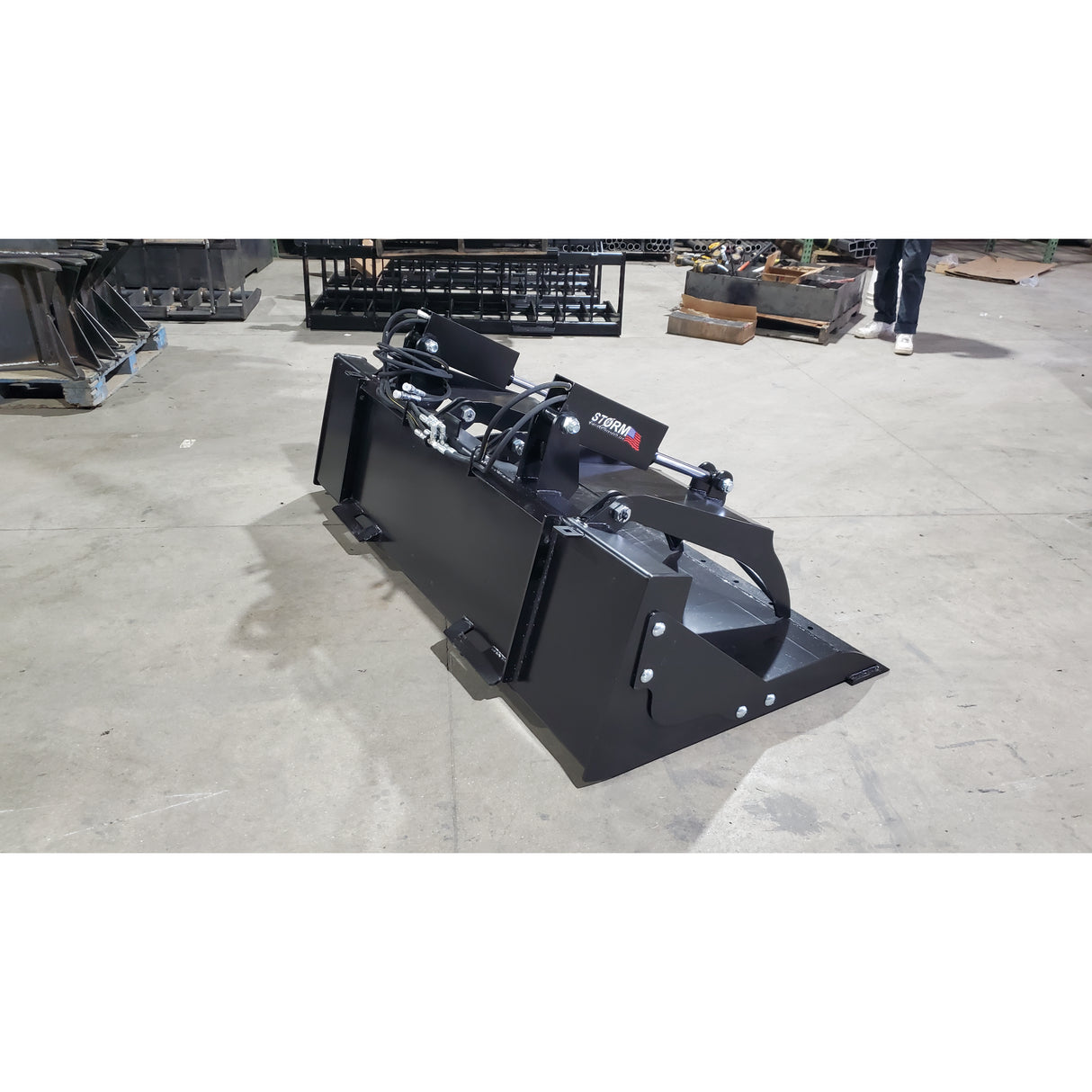 Glacier Attachments - Storm 72" HD Grapple Bucket