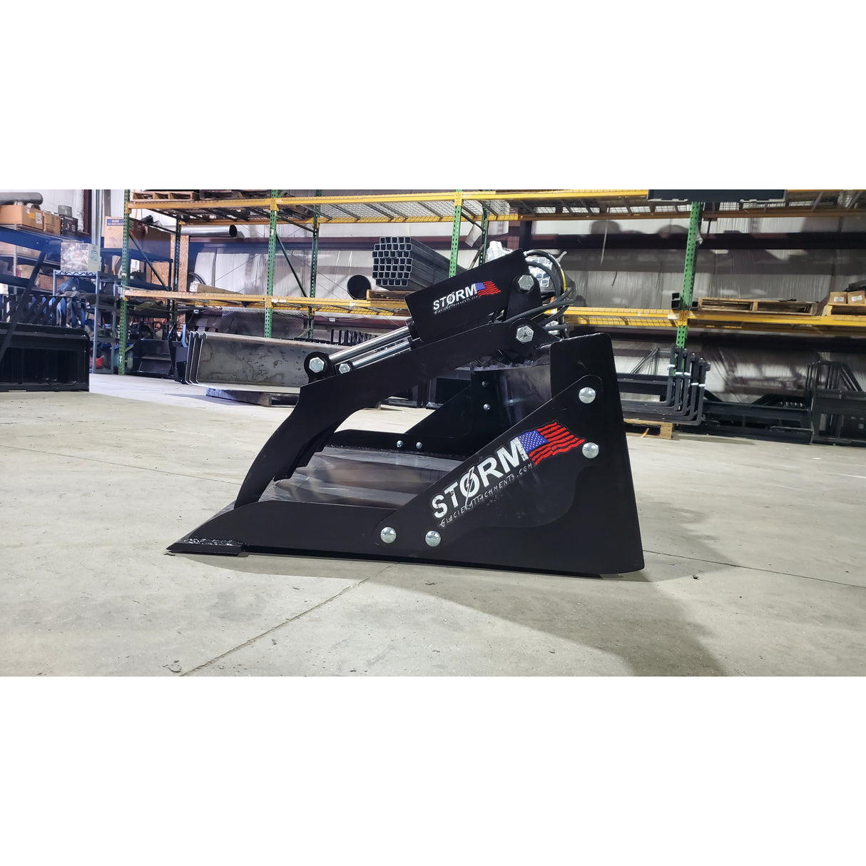 Glacier Attachments - Storm 72" HD Grapple Bucket