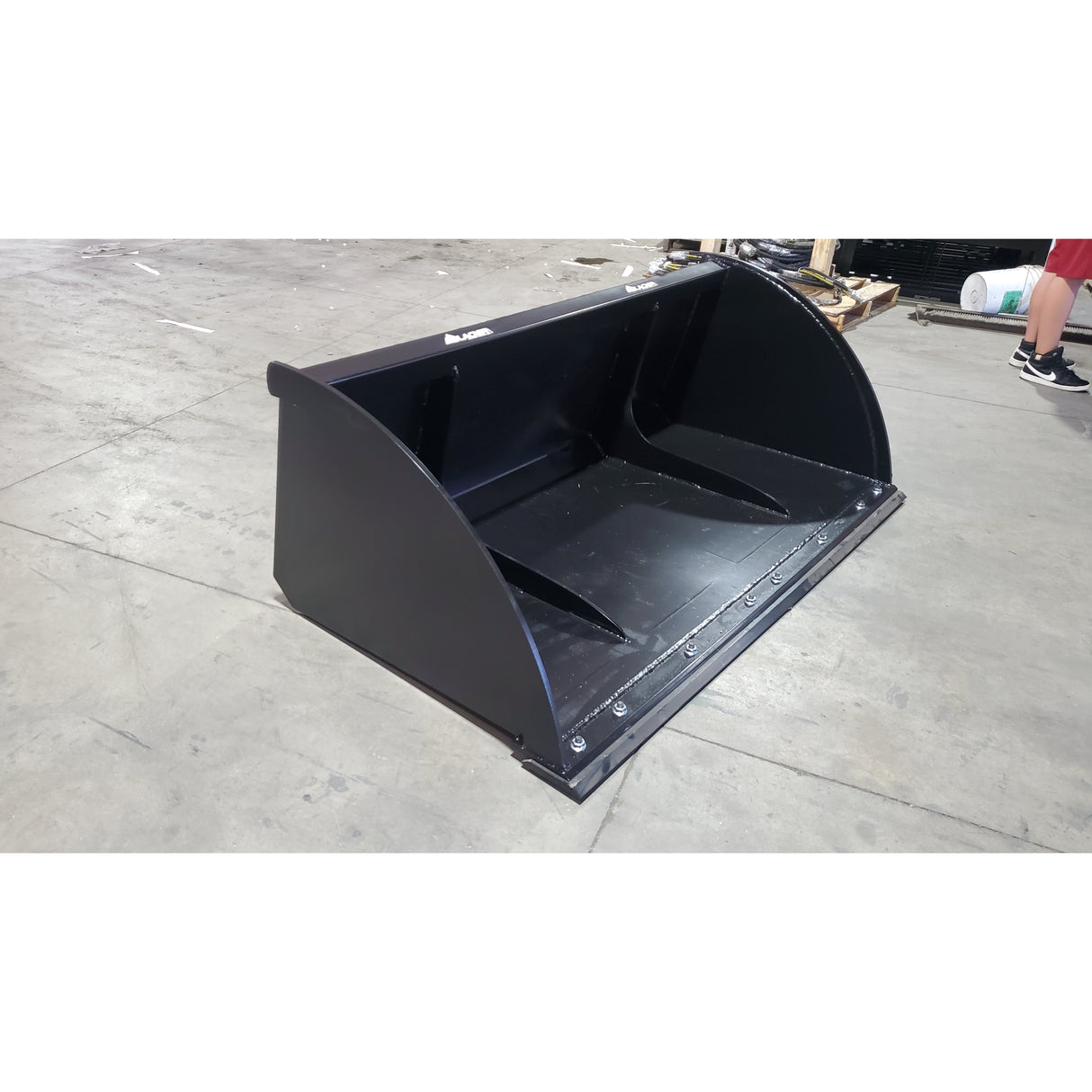 Glacier Attachments Extreme High Capacity Material Bucket for Skid Steers & Telehandlers