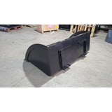 Glacier Attachments Extreme High Capacity Material Bucket for Skid Steers & Telehandlers