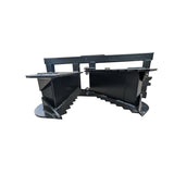 Glacier Attachments Tree/Post Puller for Skid Steers
