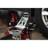 AFF 3-Ton Lightweight Anodized Aluminum Floor Jack with Twin Hydraulics