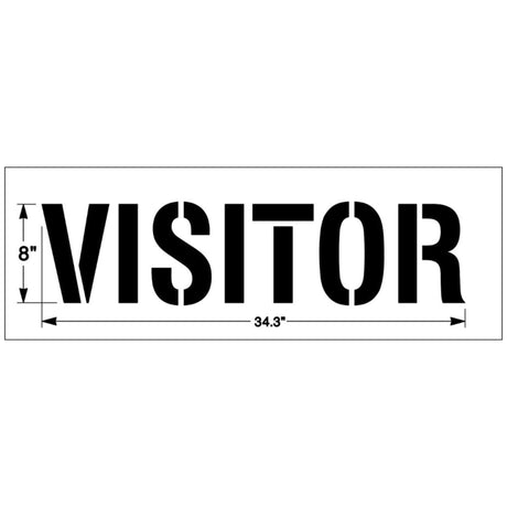 Newstripe VISITOR Stencil