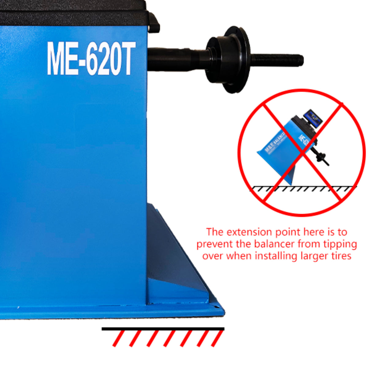 M&E ME-B620 Wheel Balancer