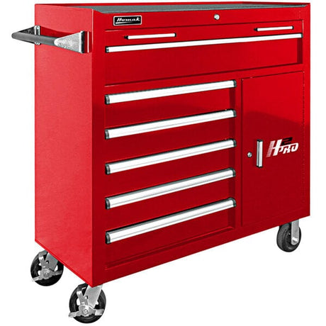 Homak | 41" H2Pro 6 Drawer with 2 Drawer Comp Roller Cabinet