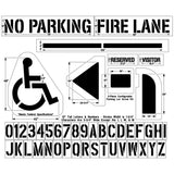 Newstripe Parking Lot Pro Stencil Kit