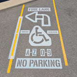 Newstripe Parking Lot Pro Stencil Kit
