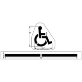 Newstripe Handicap & Line Stencil Combo Kit