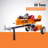 Brave 30-Ton Horizontal / Vertical Log Splitter Honda GX200 (VH1730GX)