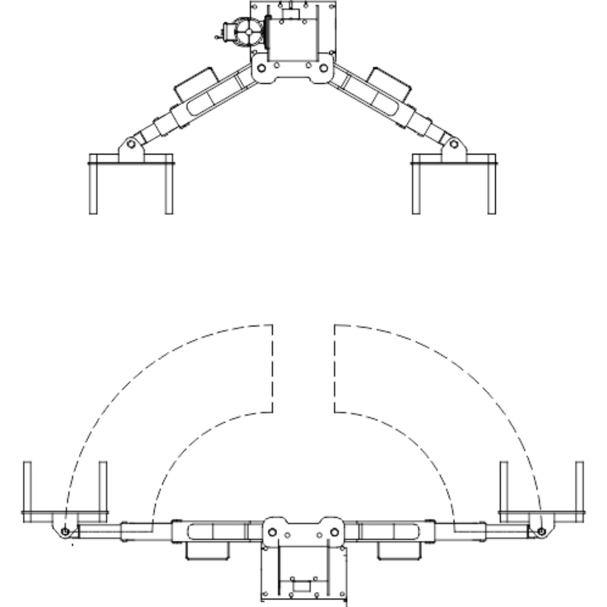 AMGO 20806 Wheel Support Adapter Set for 2-Post Lifts Set of 4
