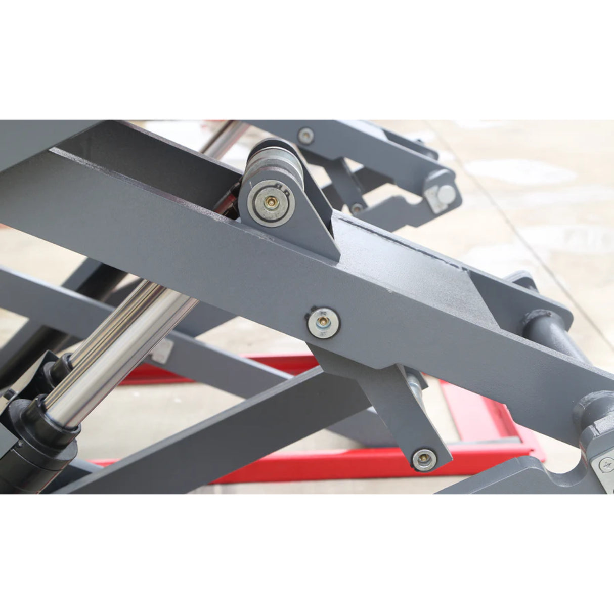 Fortisky Full-Rise Scissor Lift 9000lbs 72" Electric Lock Release 220v FSL-FR90