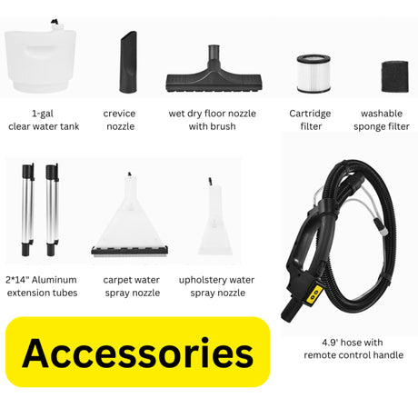 Sanitmax SM20 Professional Wet & Dry Shampoo Vacuum Cleaner