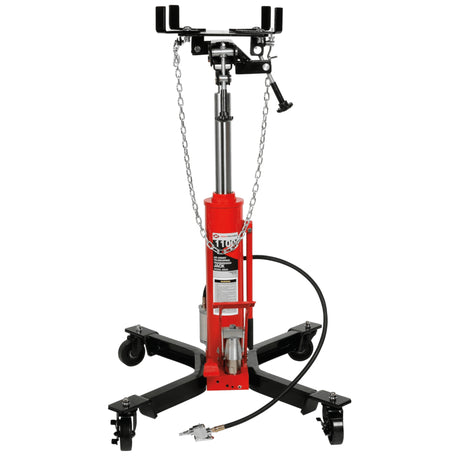 AFF 1,100-lb Air/Hydraulic Telescoping Transmission Jack with Double-Pump System