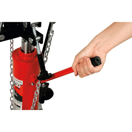 AFF 1,100-lb Air/Hydraulic Telescoping Transmission Jack with Double-Pump System
