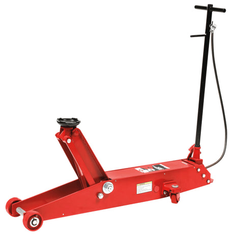 AFF 5-Ton Air/Hydraulic Long-Chassis Service Jack with Foot-Operated Pump