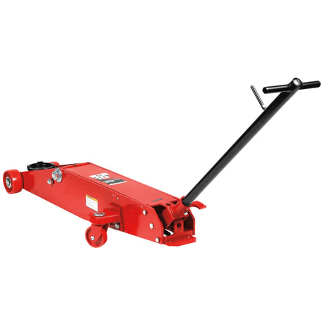 AFF 10-Ton Long-Chassis Manual Hydraulic Service Jack with Foot-Operated Pump