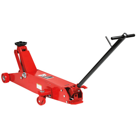 AFF 10-Ton Long-Chassis Manual Hydraulic Service Jack with Foot-Operated Pump